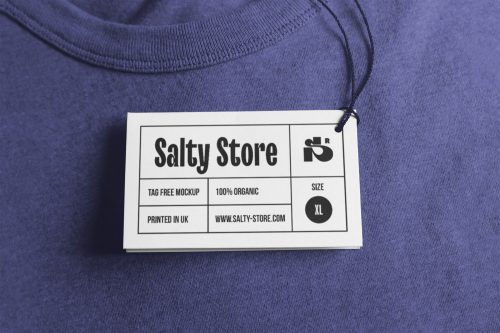 Clothing Tag Mockup