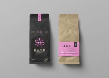 Coffee Bags Mockup