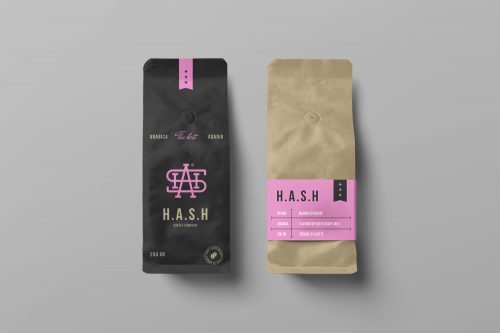 Coffee Bags Mockup