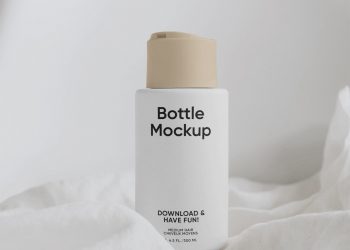 Creme Bottle PSD Mockup