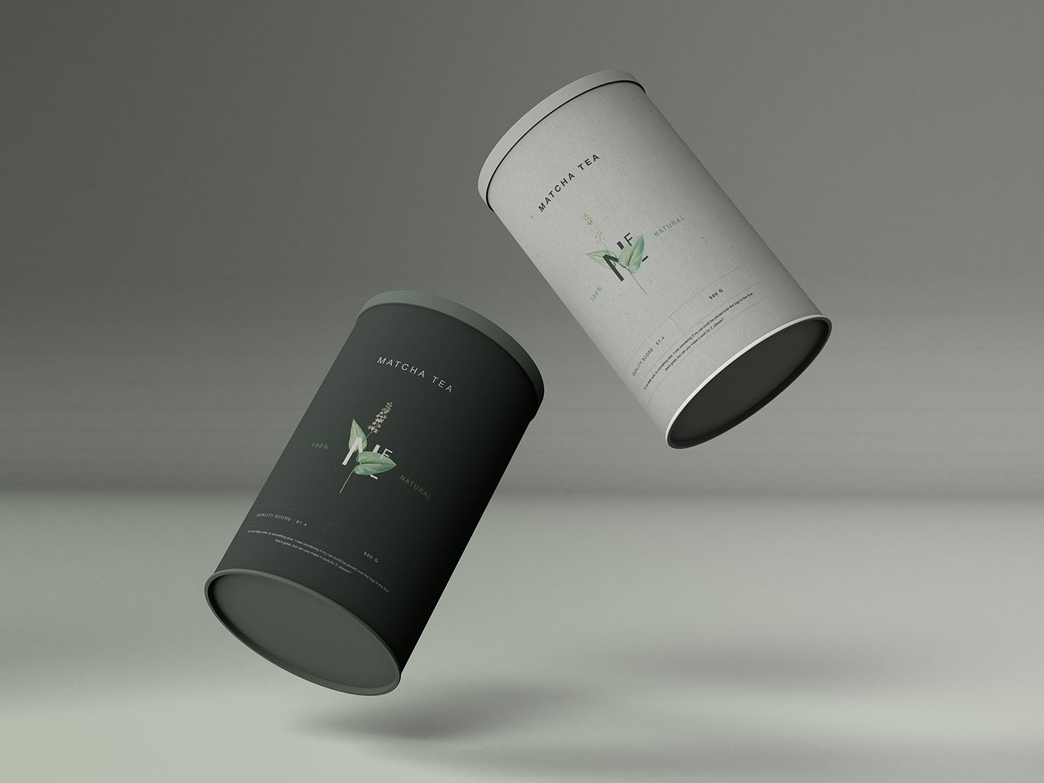 Cylinder Package Mockup