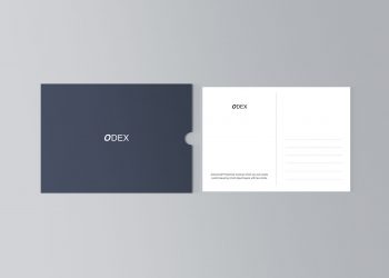 Flat Postcard Mockup