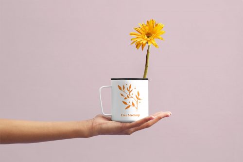 Flower Cup Mockup