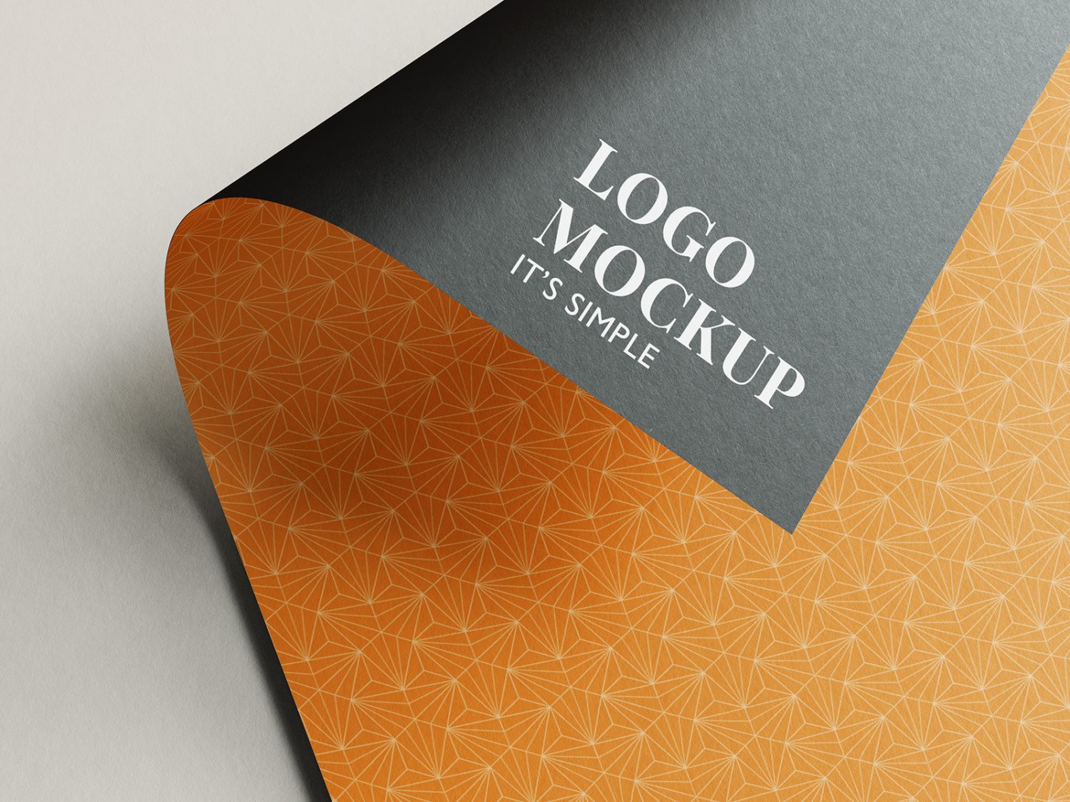 Free Logo on Paper Mockup