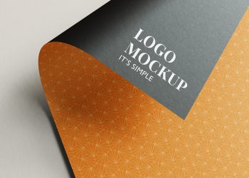 Free Logo on Paper Mockup