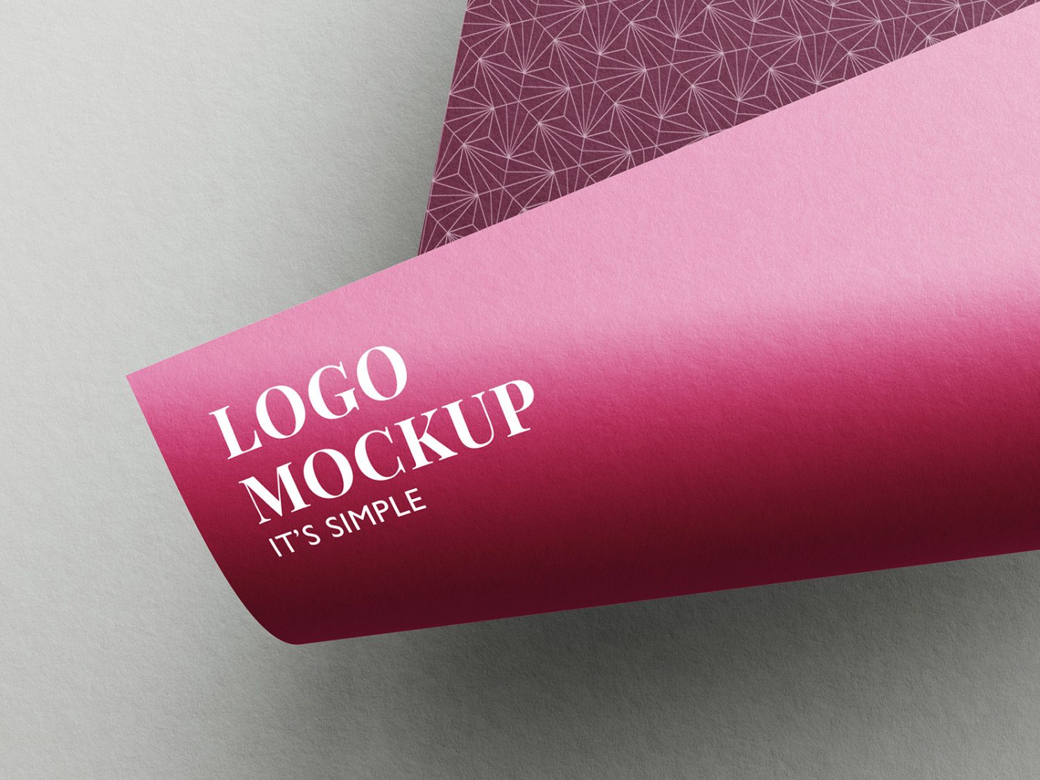 Free Logo on Paper Mockup