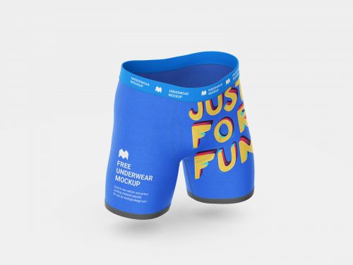 Free Mens Underwear Mockup