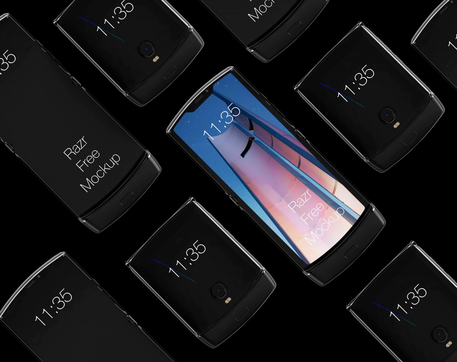 Free Motorola Razr Mockup