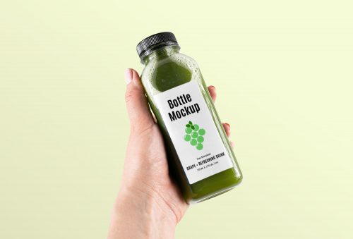 Healthy Bottle Mockup