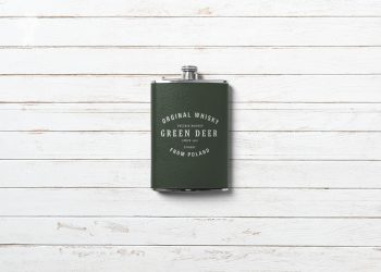 Hip Flask Mockup