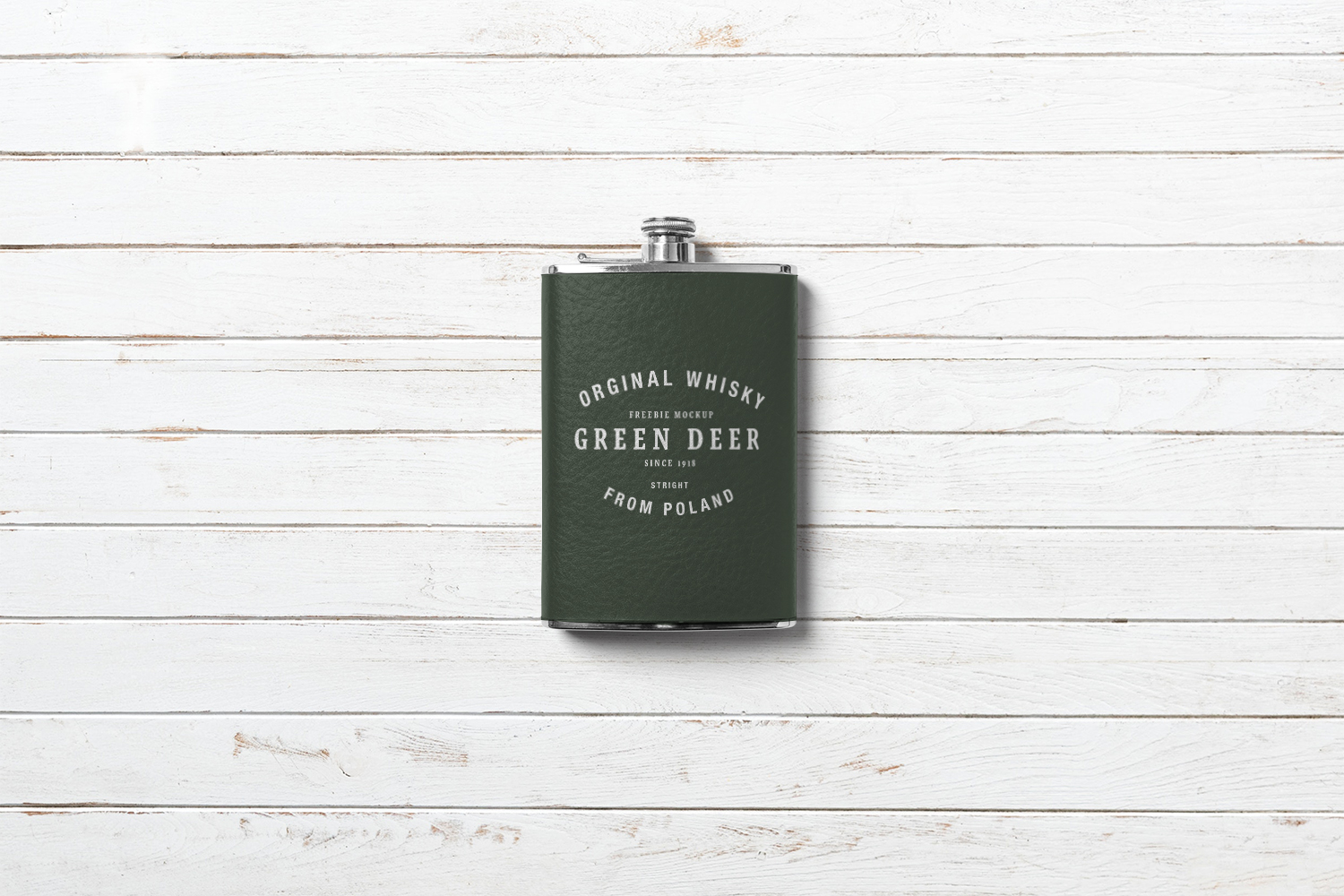 Hip Flask Mockup