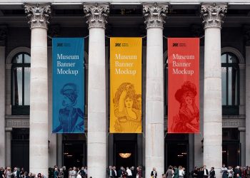 Museum Banners Mockup