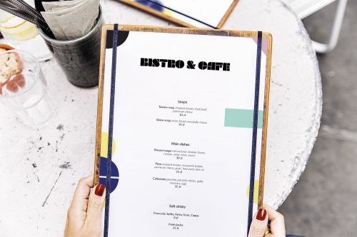 Restaurant Menu Mockup