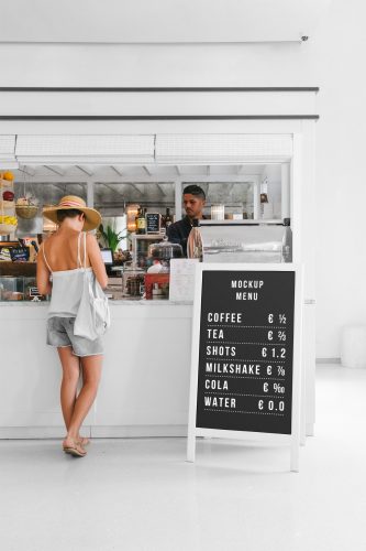 Restaurant Stand Mockup