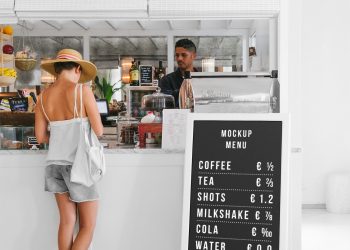 Restaurant Stand Mockup