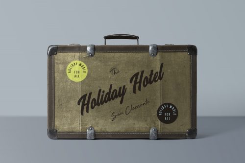 Suitcase Mockup