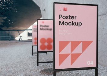 Triple Poster Mockup