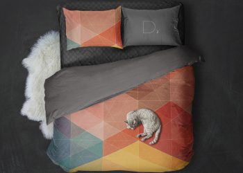 Bed Linen PSD Mockup