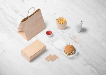 Burger Store Free Branding Mockup