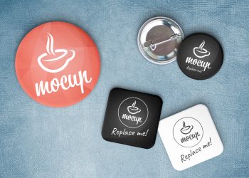 Button Badge Mockup Generator