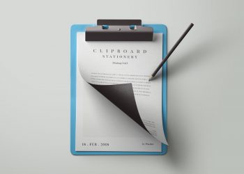 Clipboard Stationery Mockup