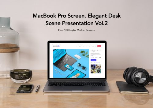Desk Psd MacBook Pro