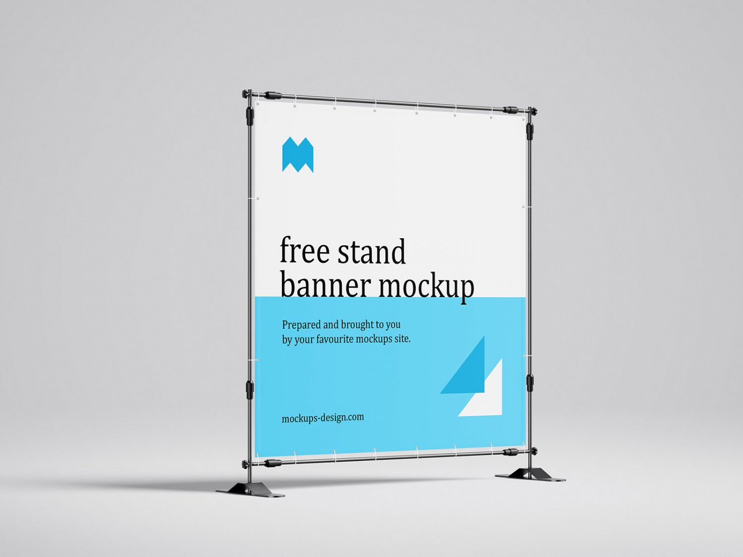 Free Banner Stand Mockup