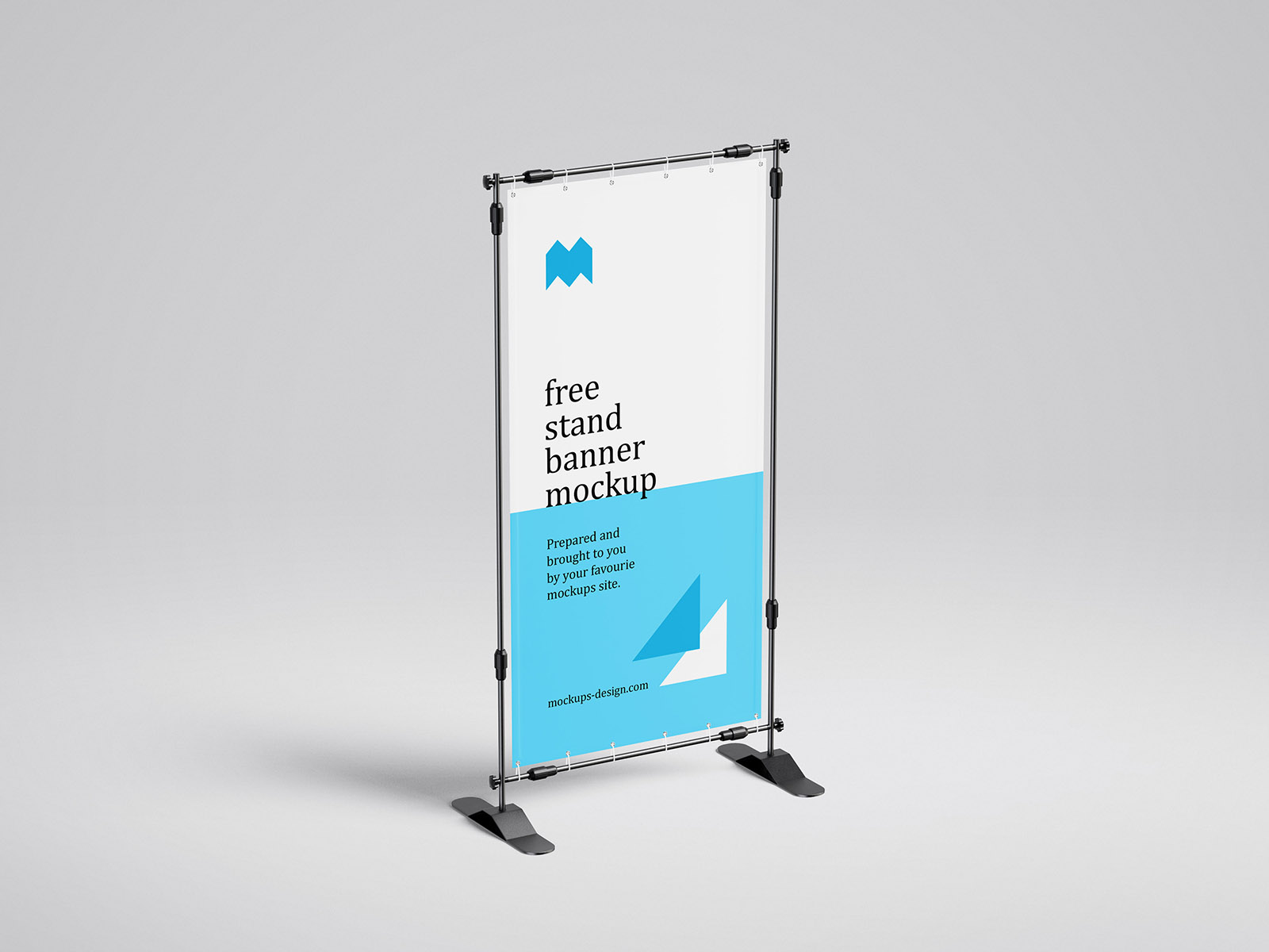 Free Banner Stand Mockup