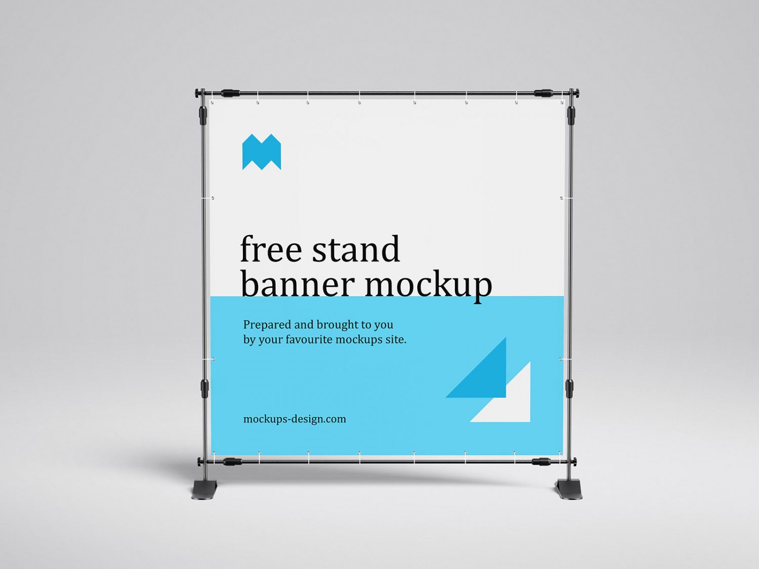 Free Banner Stand Mockup