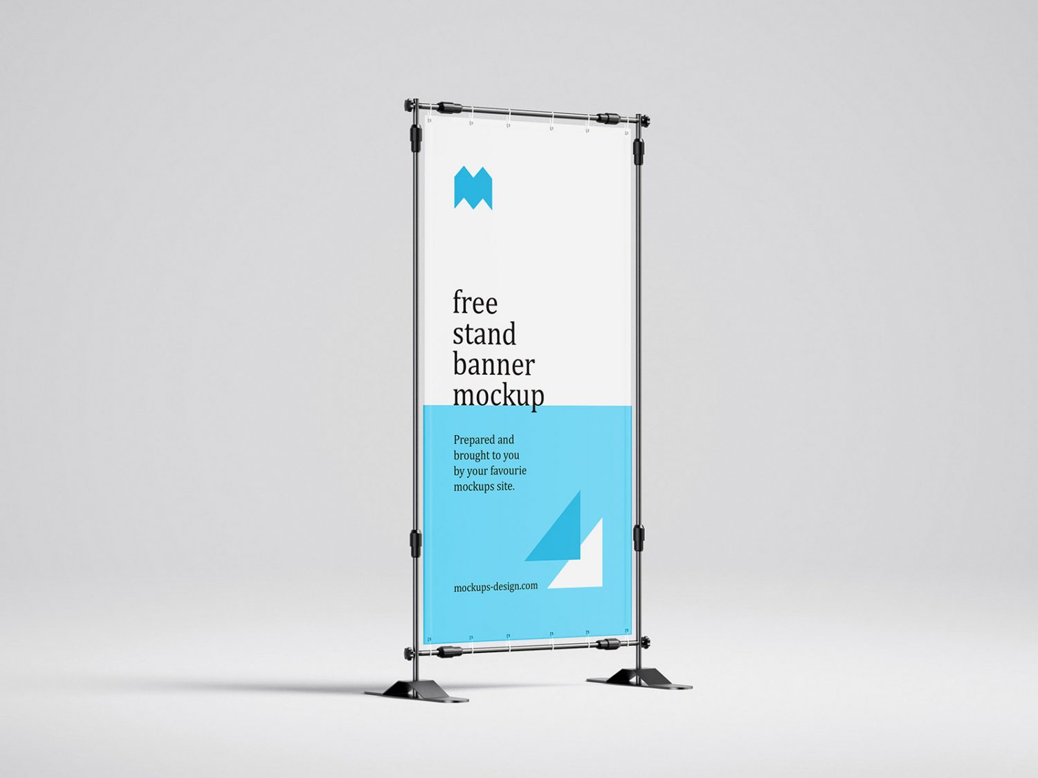 Free Banner Stand Mockup