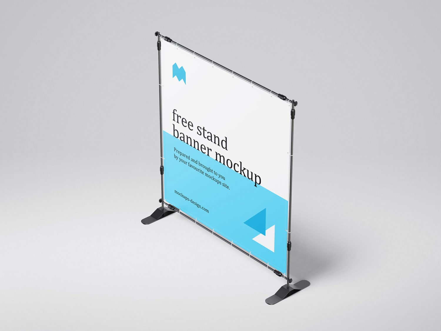 Free Banner Stand Mockup