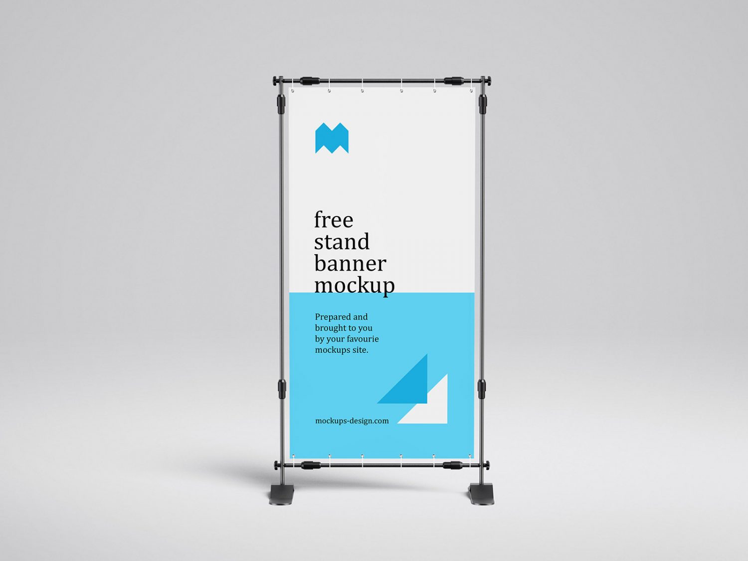 Free Banner Stand Mockup