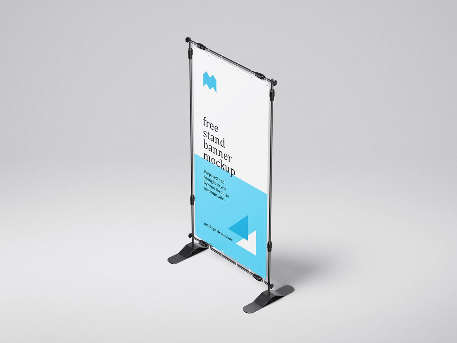 Free Banner Stand Mockup