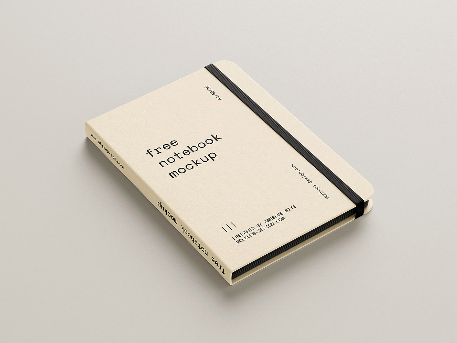 Free Notebook Mockup