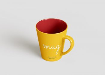 Free Tapered Mug Mockup