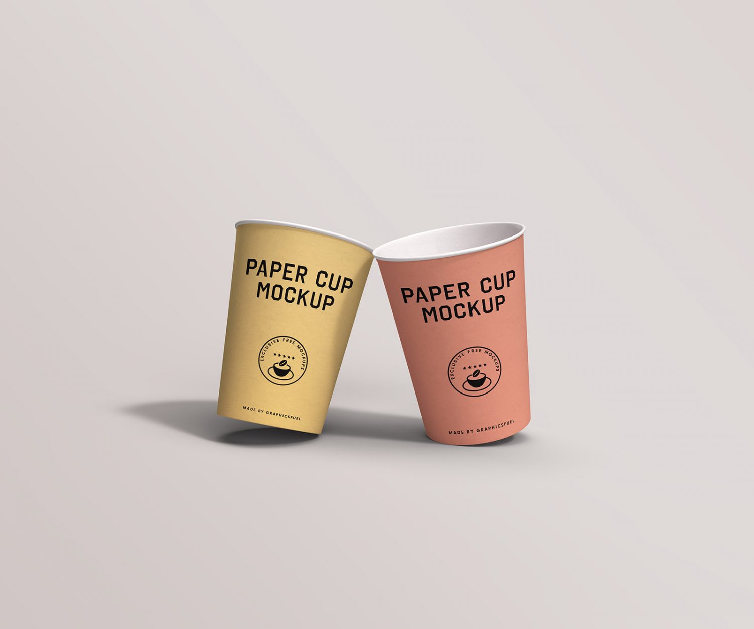 Paper Cups Mockup