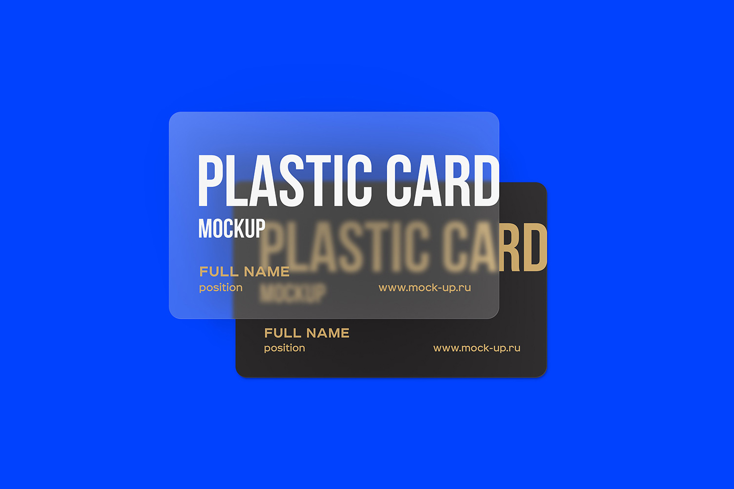 Plastic Card Mockups