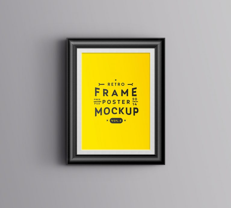 Poster Frame Free Mockup | Free Mockup World