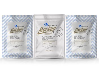 Pouch Packaging PSD Mockup