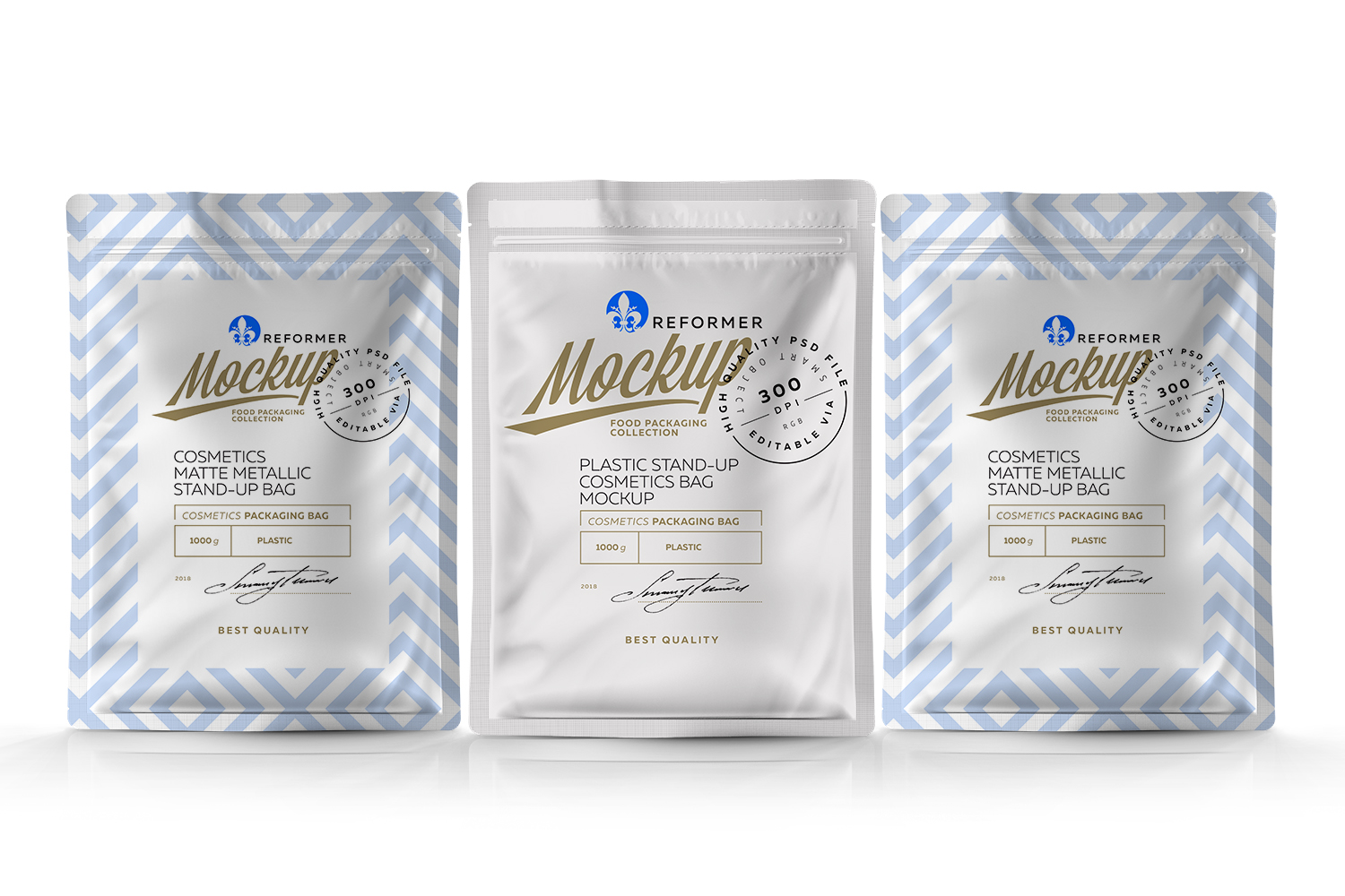 Pouch Packaging PSD Mockup