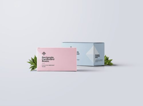 Rectangular Psd Box Mockup