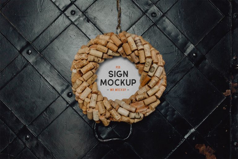 Restaurant Sign Free Mockup - Free Mockup World