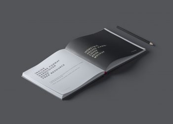 Square Psd Hardcover Book Mockup