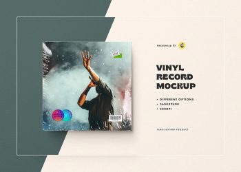 Vinyl Record Mockup