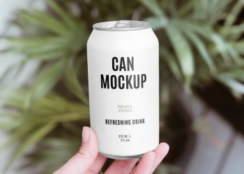 Aluminium Can Mockup