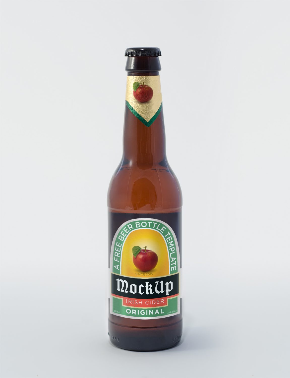 Beer Bottle PSD Mockup