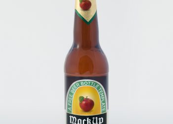Beer Bottle PSD Mockup