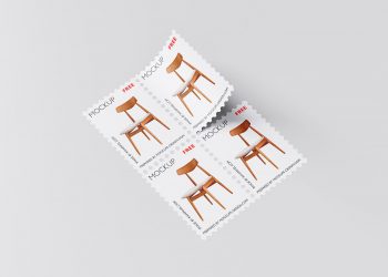 Free Postage Stamp Mockup