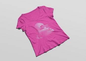 Free Woman T-Shirt Mockup