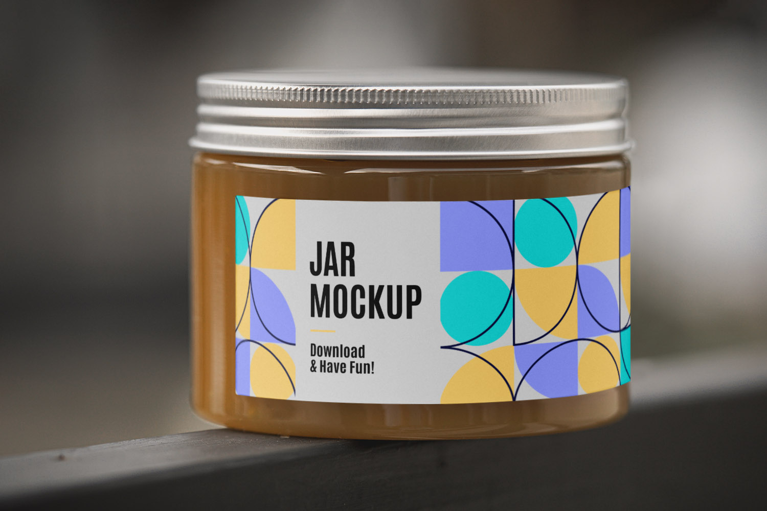 Glass Jar Mockup